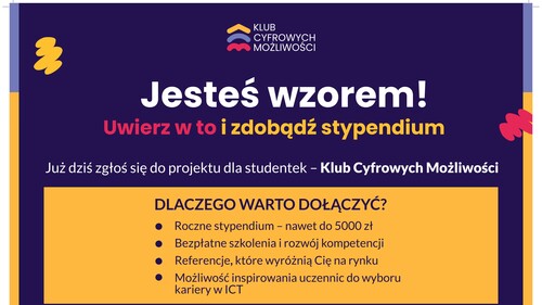 Projekt dla studentek - Klub Cyfrowych Możliwości