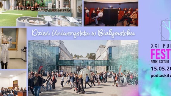Zapraszamy na wydarzenia Wydziału Informatyki w ramach XXI Podlaskiego Festiwalu Nauki i Sztuki!