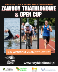 Organizatorzy Charytatywnego Akademickiego Triathlonu Szybki Ślimak zapraszają studentów Uniwersytetu w Białymstoku do wzięcia udziału w tej imprezie.